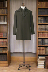 Men's Army Green Trench/ Over Coat Made to Measure
